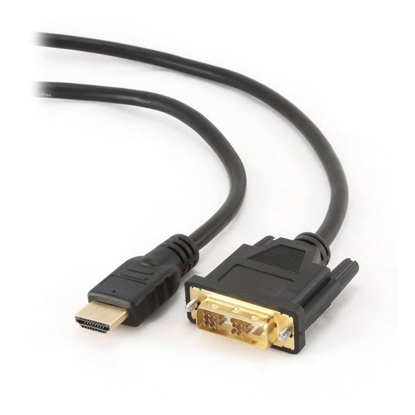 Cablu HDMI la DVI GEMBIRD CC-HDMI-DVI-0.5M (0,5 m) Negru