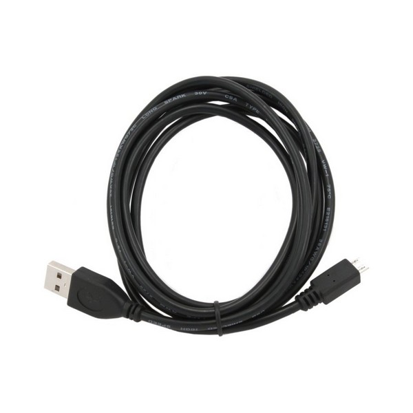 Cablu USB 2.0 A la Micro USB B GEMBIRD (3 m) - Culoare Negru