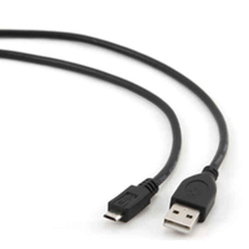 Cablu USB 2.0 A la Micro USB B GEMBIRD (3 m) Negru - Măsură 3 m