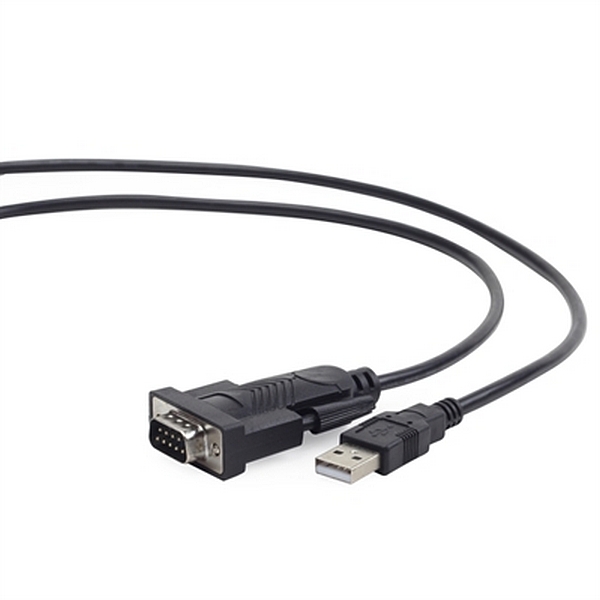 Adaptor USB la RS232 GEMBIRD UAS-DB9M-02 (1,5 m) Negru