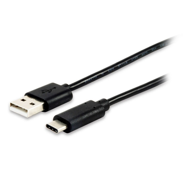Cablu USB A 2.0 la USB C GEMBIRD CCP-USB2-AMCM Negru - Măsură 1 m