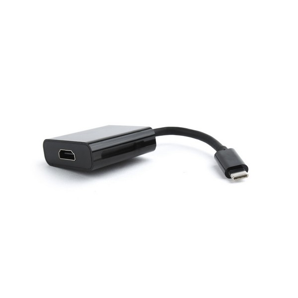 Adaptor USB C la HDMI GEMBIRD A-CM-HDMIF-01 15 cm Negru