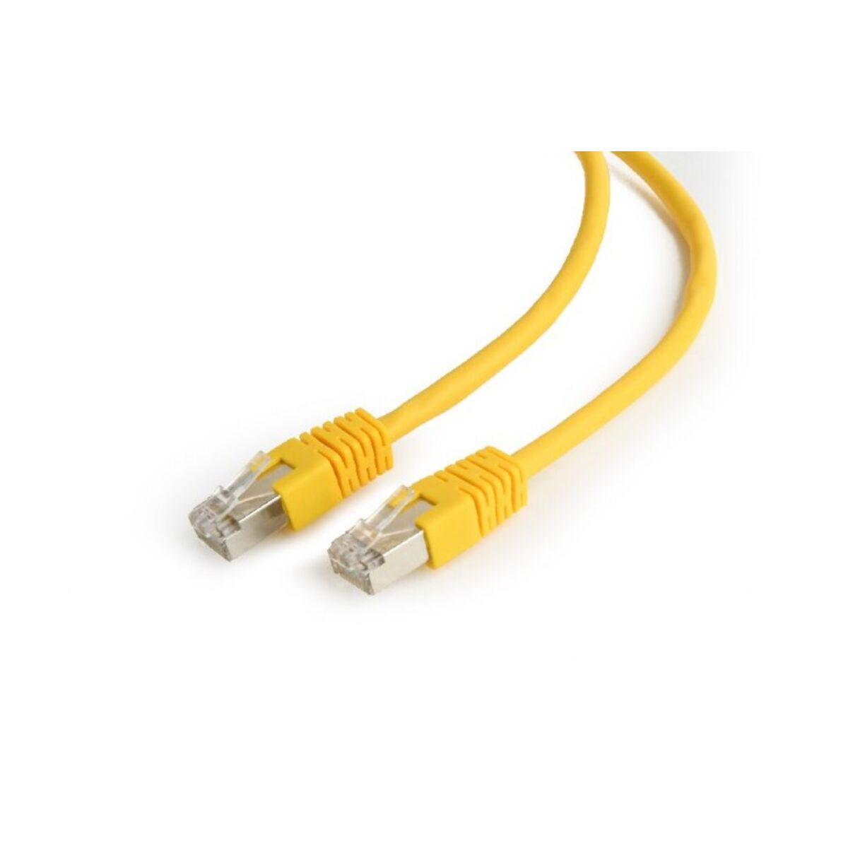 Cablu de Rețea Rigid UTP Categoria 6 GEMBIRD PP6-1M/Y Galben 1 m