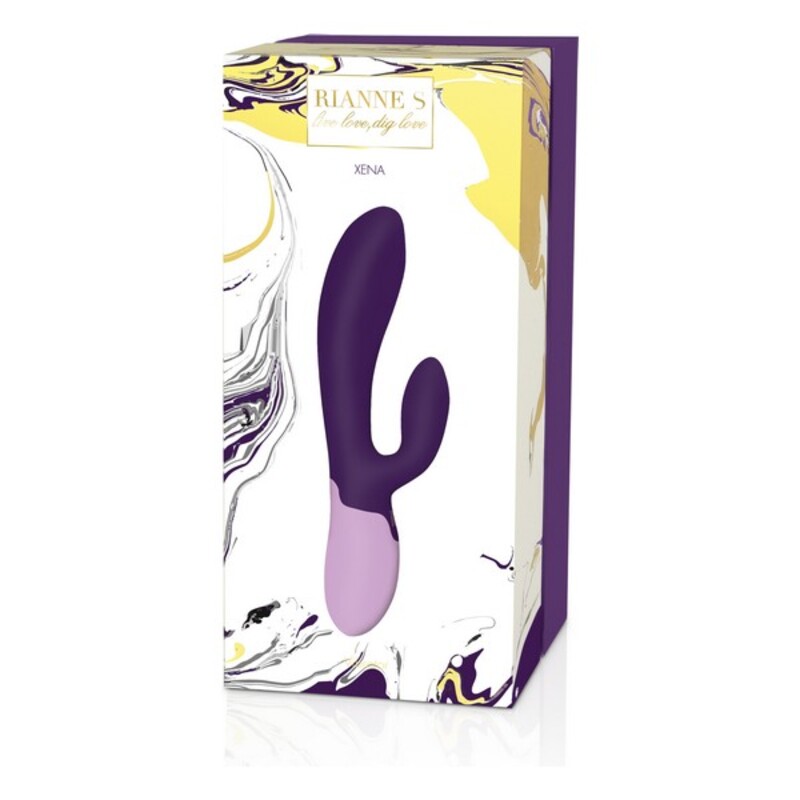 Dual Stimulation Vibrator Rianne S Essentials Xena Rabbit Purpuriu Liliachiu