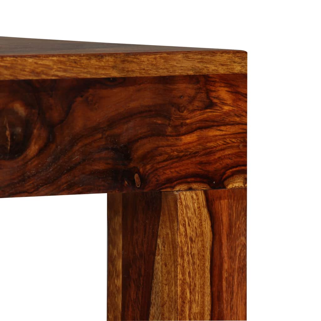 Masa consolă din lemn masiv de sheesham, 120 x 35 x 75 cm