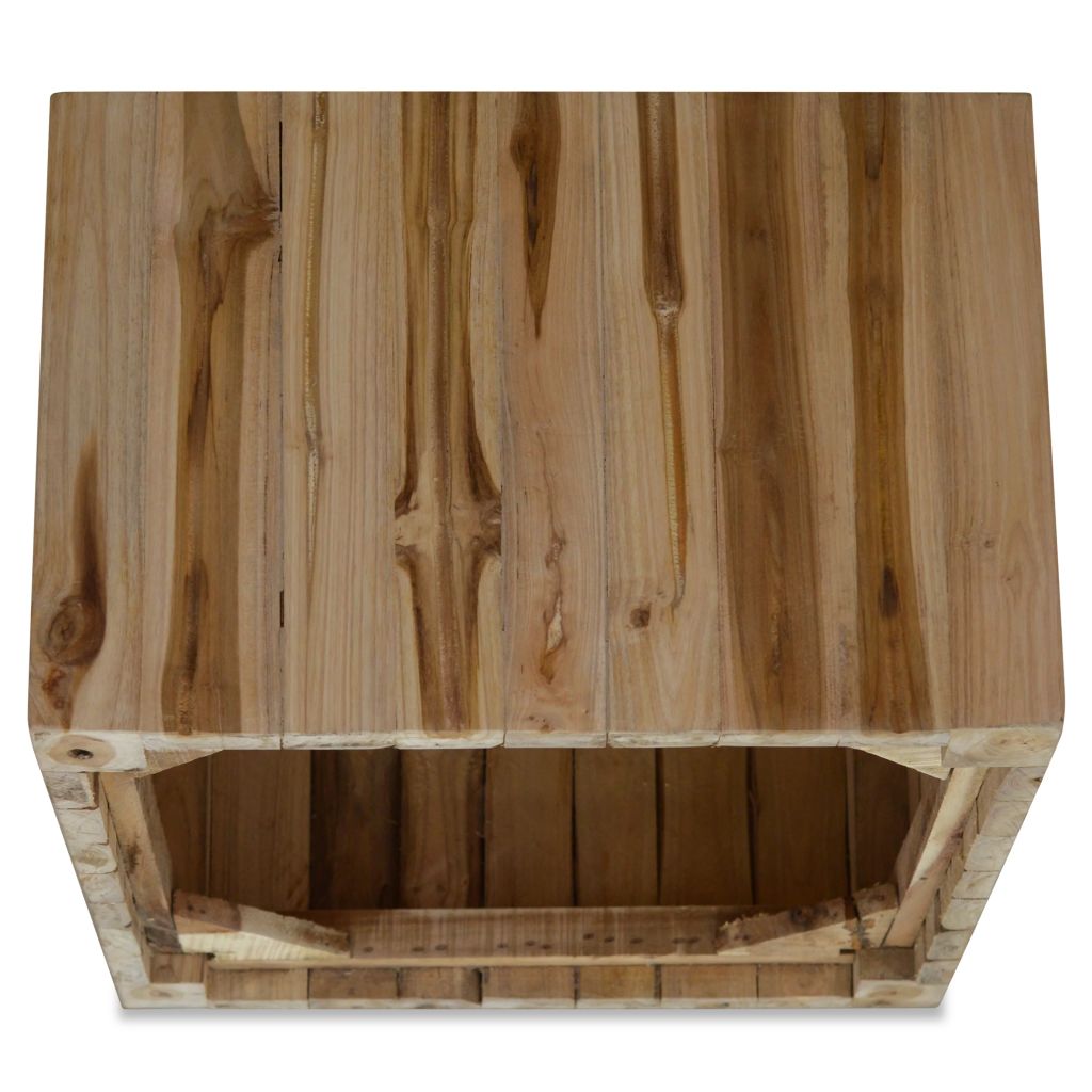 Măsuță de cafea, lemn de tec natural, 50 x 50 x 35 cm