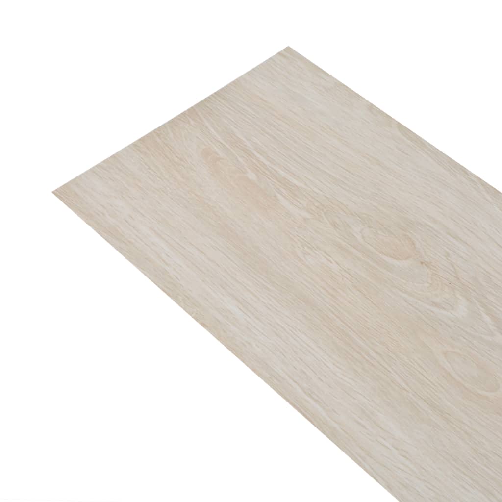 Plăci pardoseală autoadezive stejar clasic alb 5,02 m² 2 mm PVC