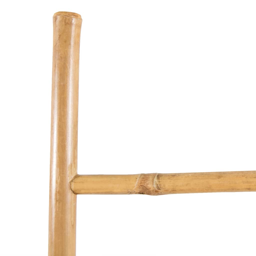 Scară pentru prosoape cu 5 trepte, bambus, 150 cm