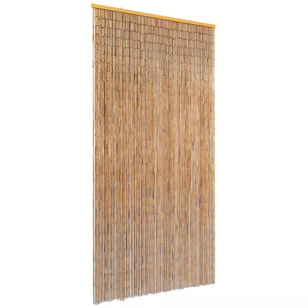 Perdea de ușă pentru insecte, bambus, 90x220 cm