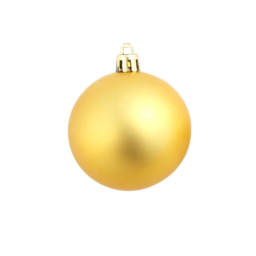 Set globuri de Crăciun 100 de piese, 6 cm, auriu