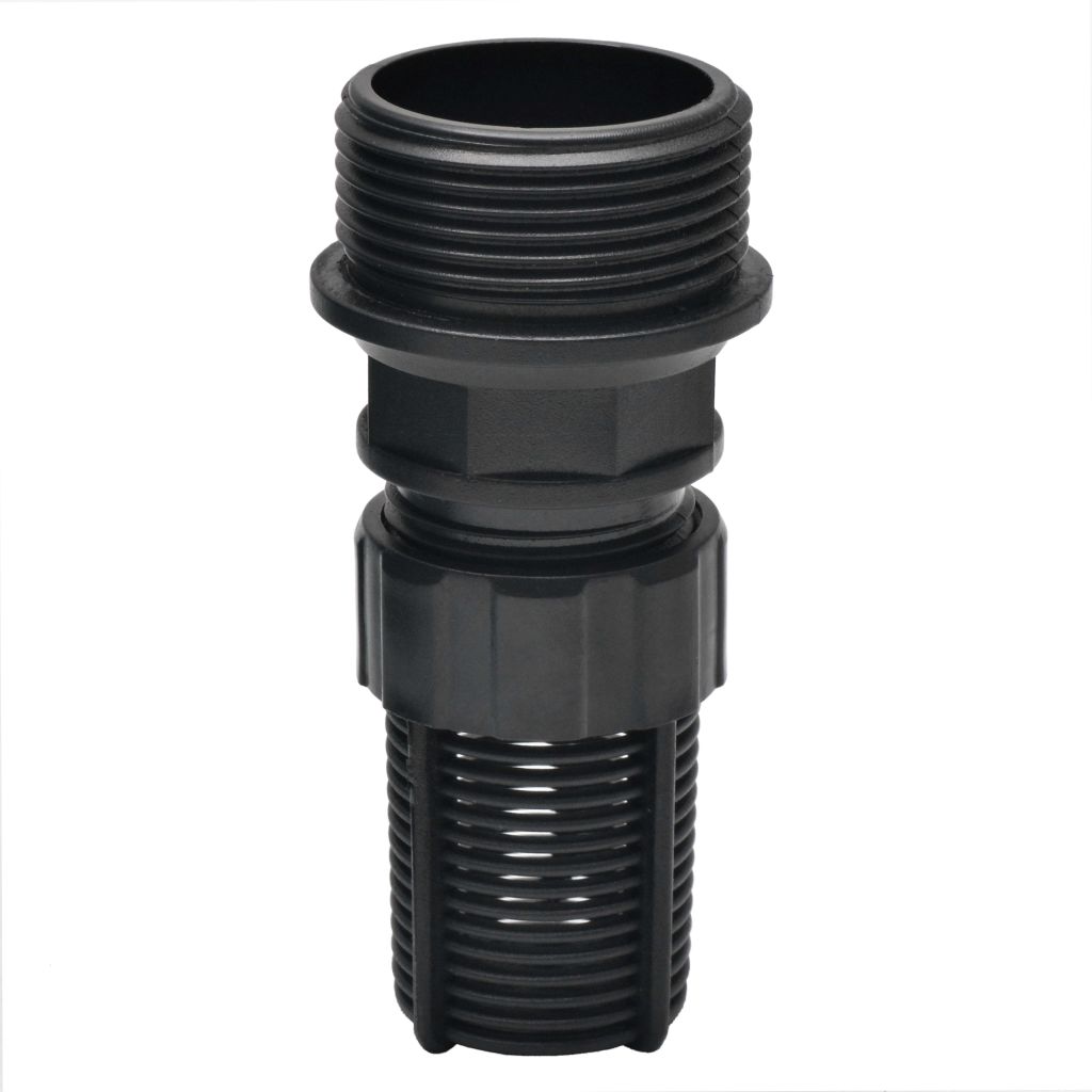 Furtun de aspirare cu racorduri, alb, 2 mm, 4 m