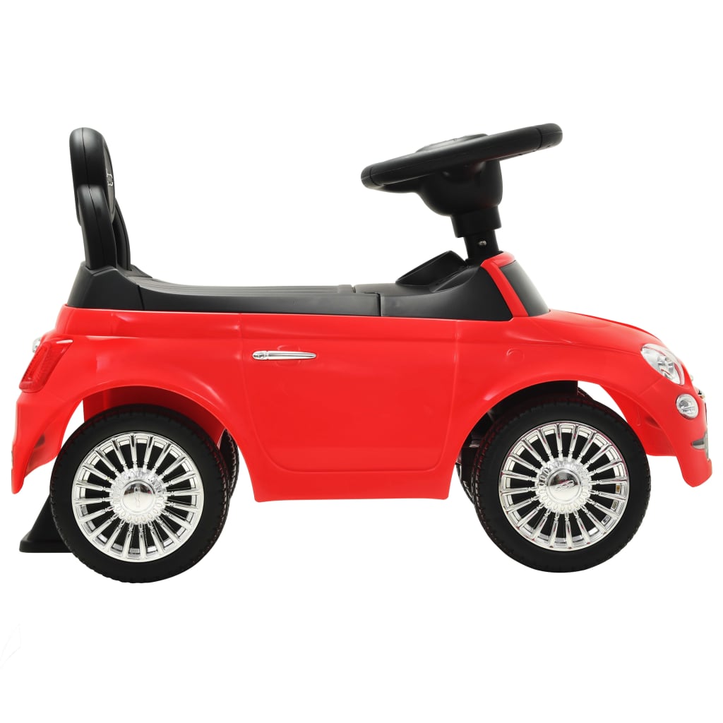 Mașinuță fără pedale Fiat 500 Roșu