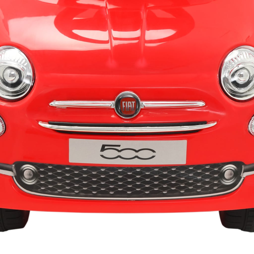 Mașinuță fără pedale Fiat 500 Roșu
