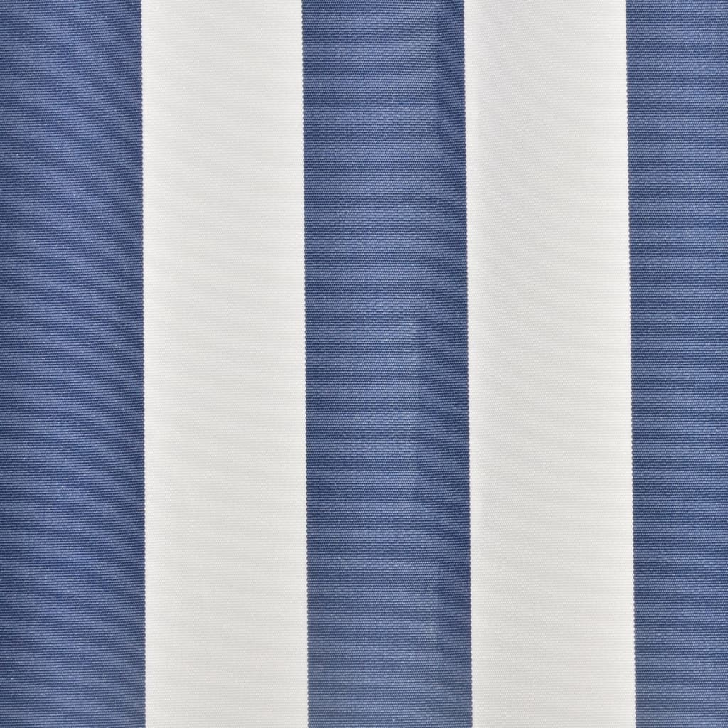 Pânză de copertină, albastru și alb, 500 x 300 cm