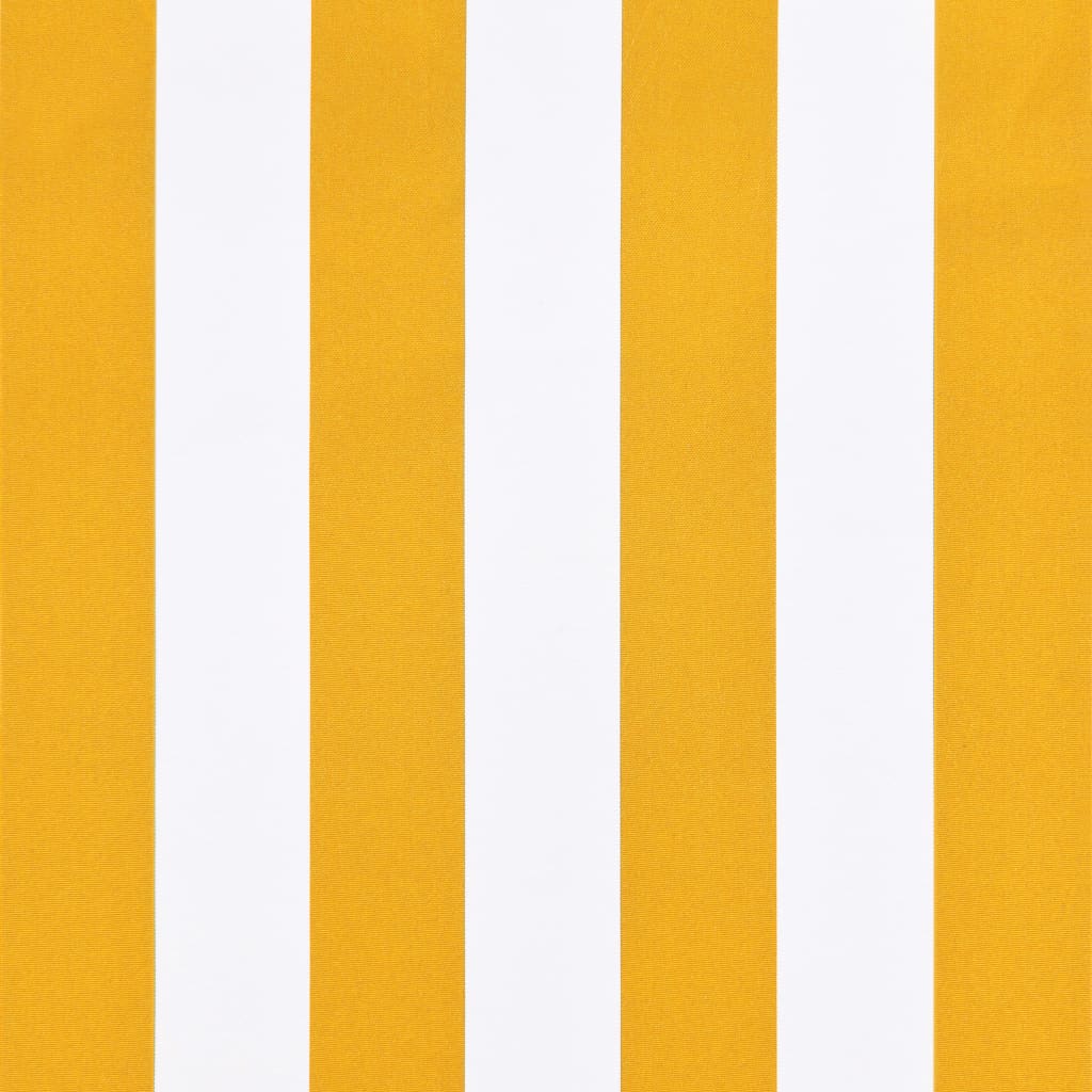 Copertină de bistro, portocaliu și alb, 400 x 120 cm