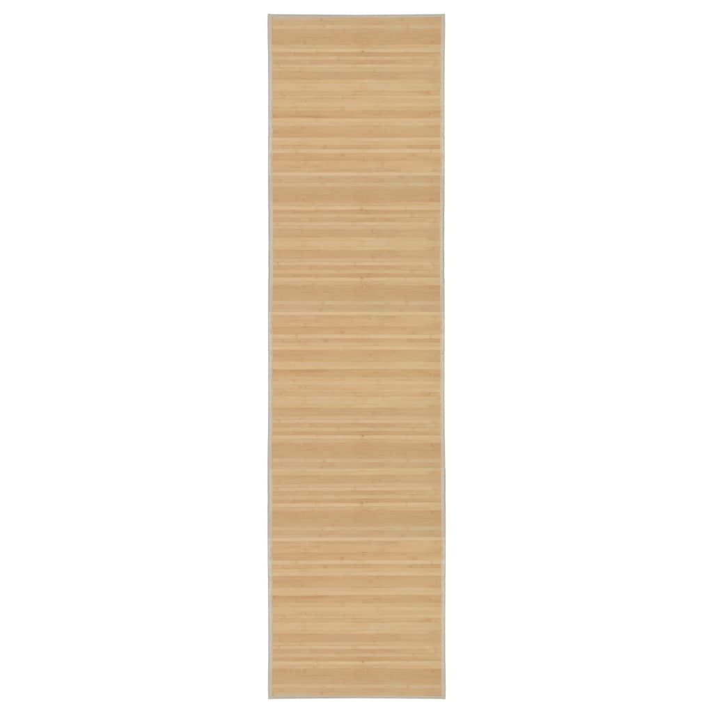 Covor din bambus, natural, 80 x 300 cm