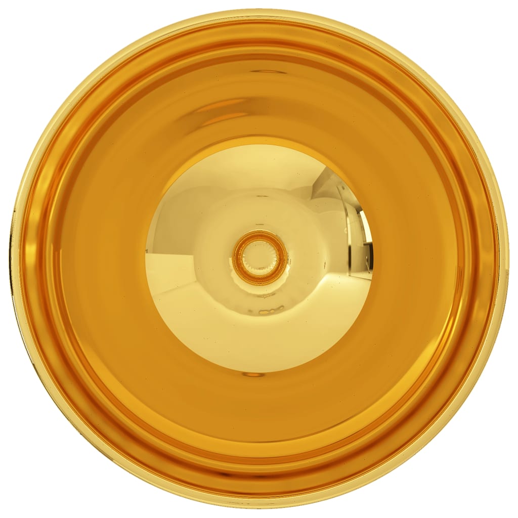 Chiuvetă, auriu, 32,5 x 14 cm, ceramică