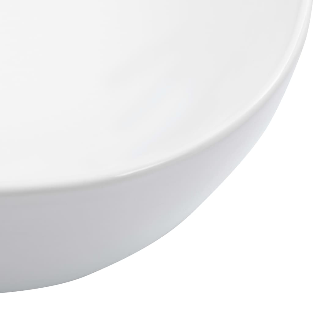 Chiuvetă de baie, alb, 45,5 x 32 x 13 cm, ceramică