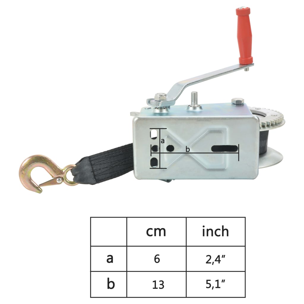 Troliu manual cu bandă, 1360 kg