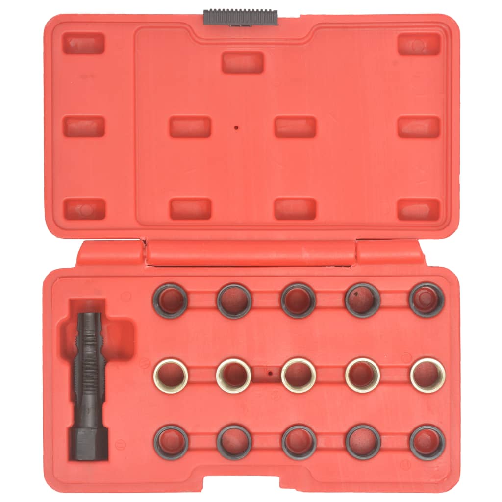 Set pentru reparații filete de bujii, 16 piese, M14 x 1,25