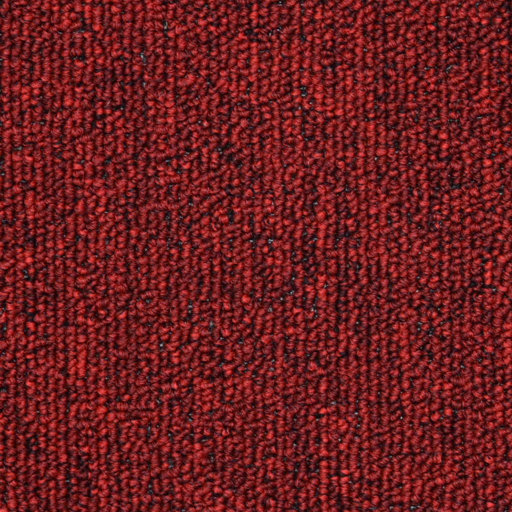 Covorașe de scări, 15 buc, roșu bordo, 56 x 17 x 3 cm
