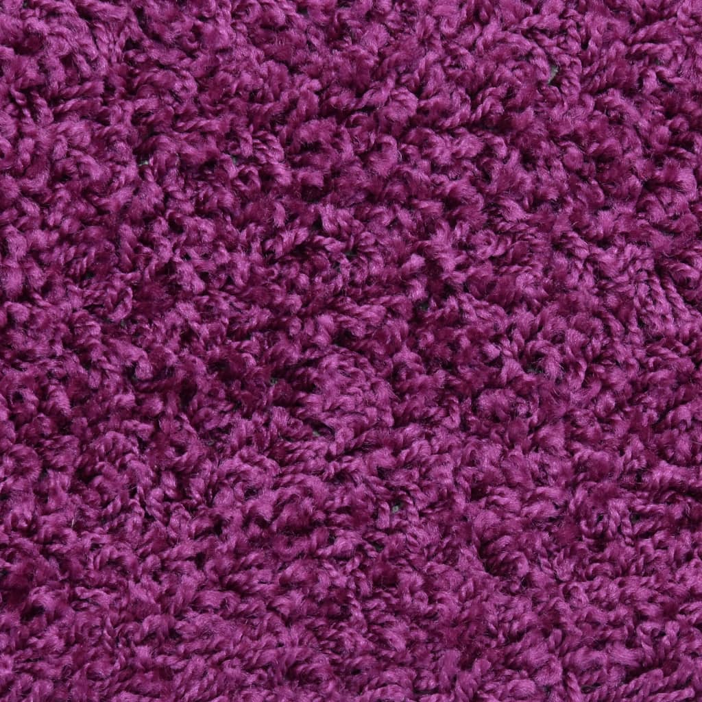Covorașe de scări, 15 buc., violet, 56 x 20 cm