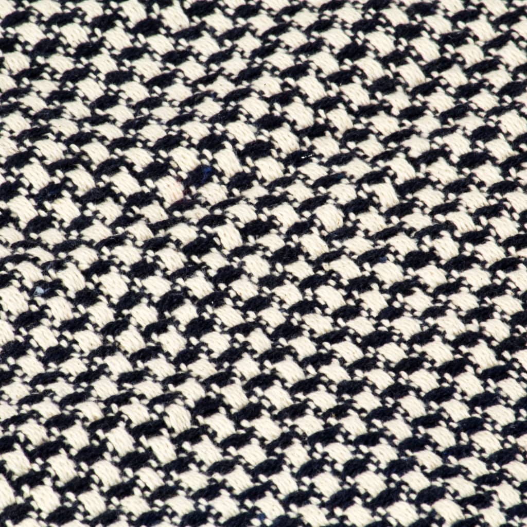 Pătură decorativă, bleumarin, 125 x 150 cm, bumbac