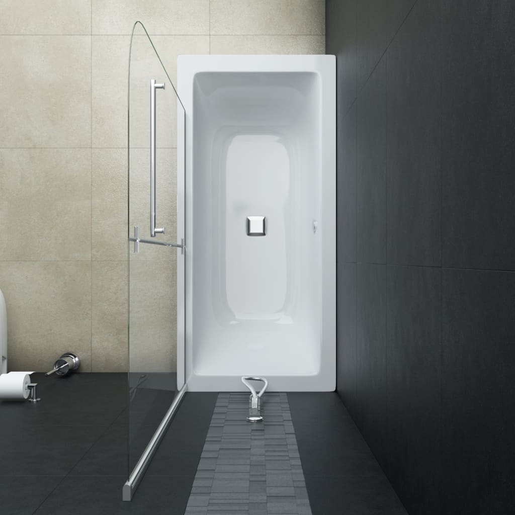 Cabină de duș pliabilă, 2 panouri, 120 x 140 cm, ESG