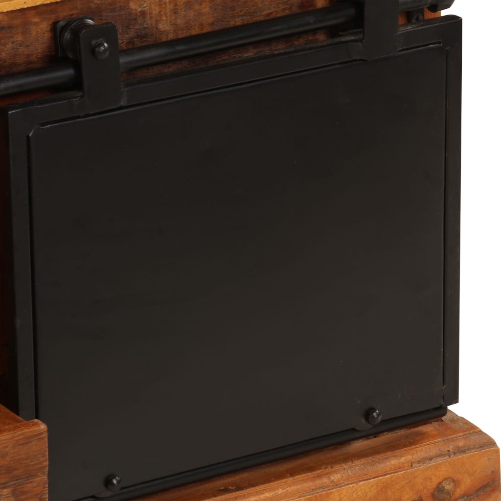 Comodă TV, 110x30x45 cm, lemn masiv reciclat