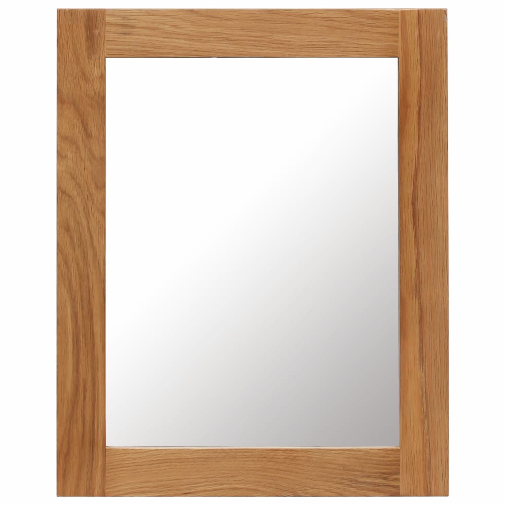 Oglindă, 40 x 50 cm, lemn masiv de stejar