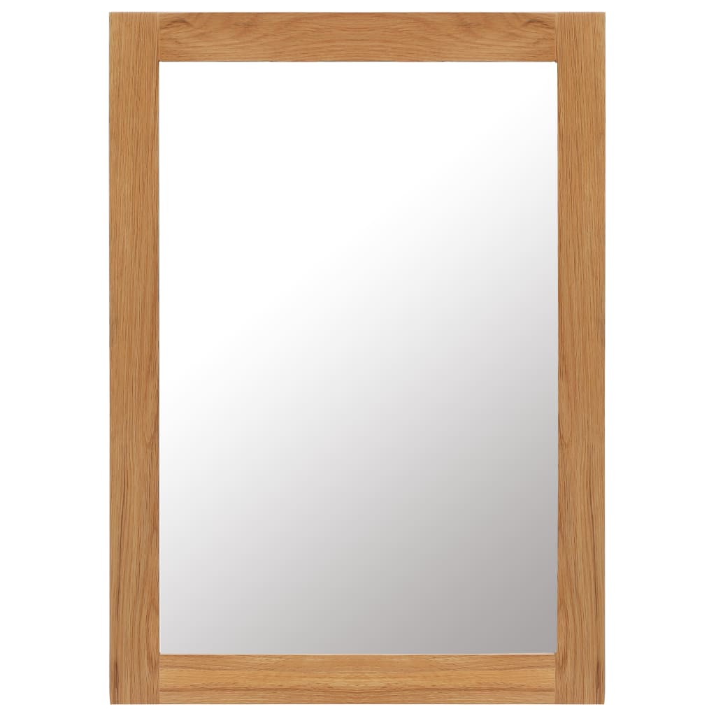 Oglindă, 50 x 70 cm, lemn masiv de stejar