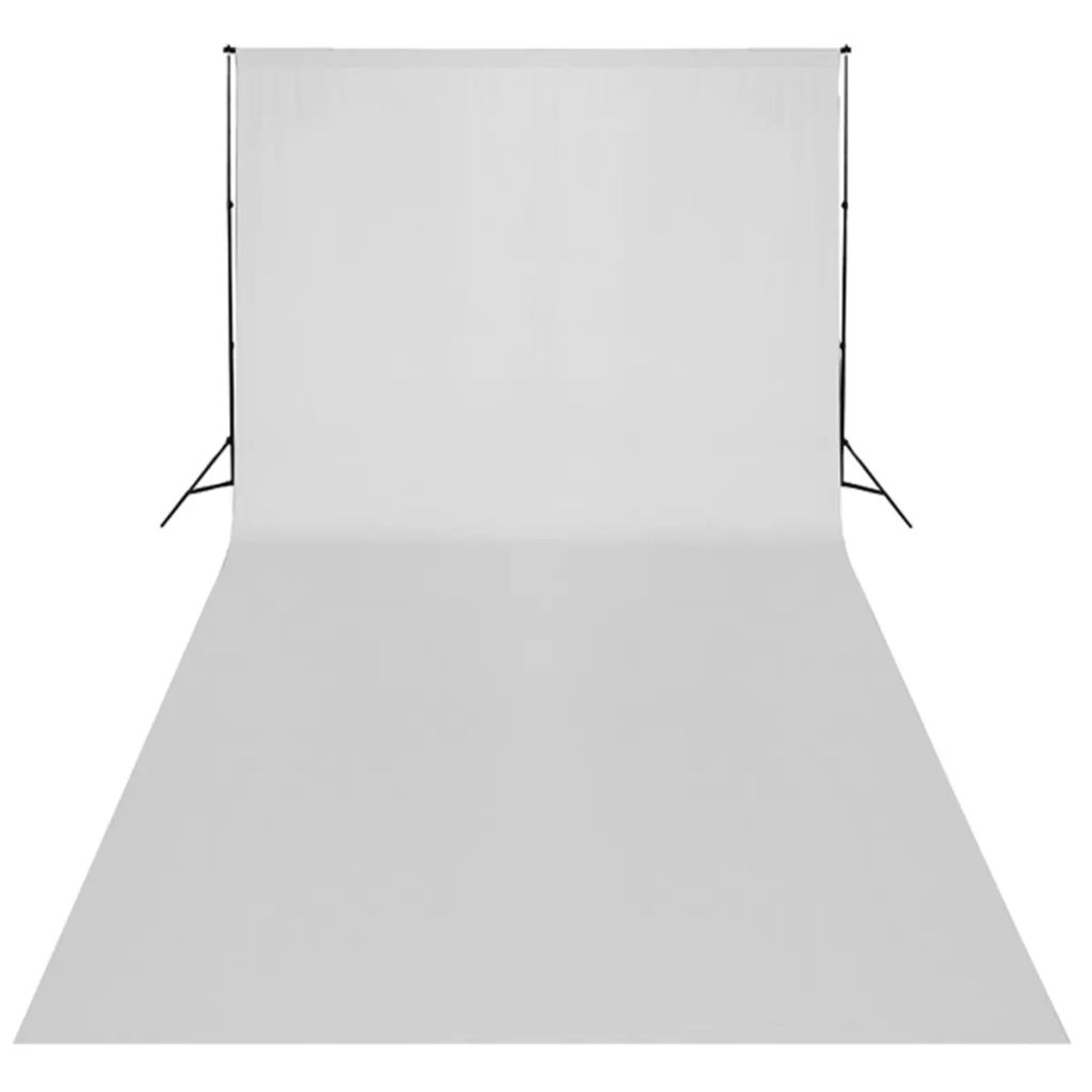 Kit studio foto, fundal alb, 600 x 300 cm & lumini