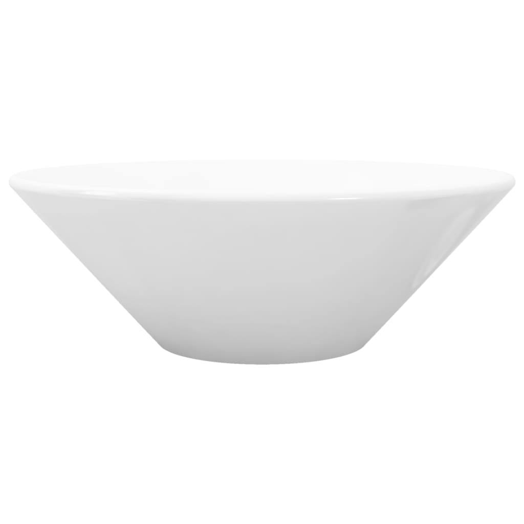 Chiuvetă de baie din ceramică, Alb