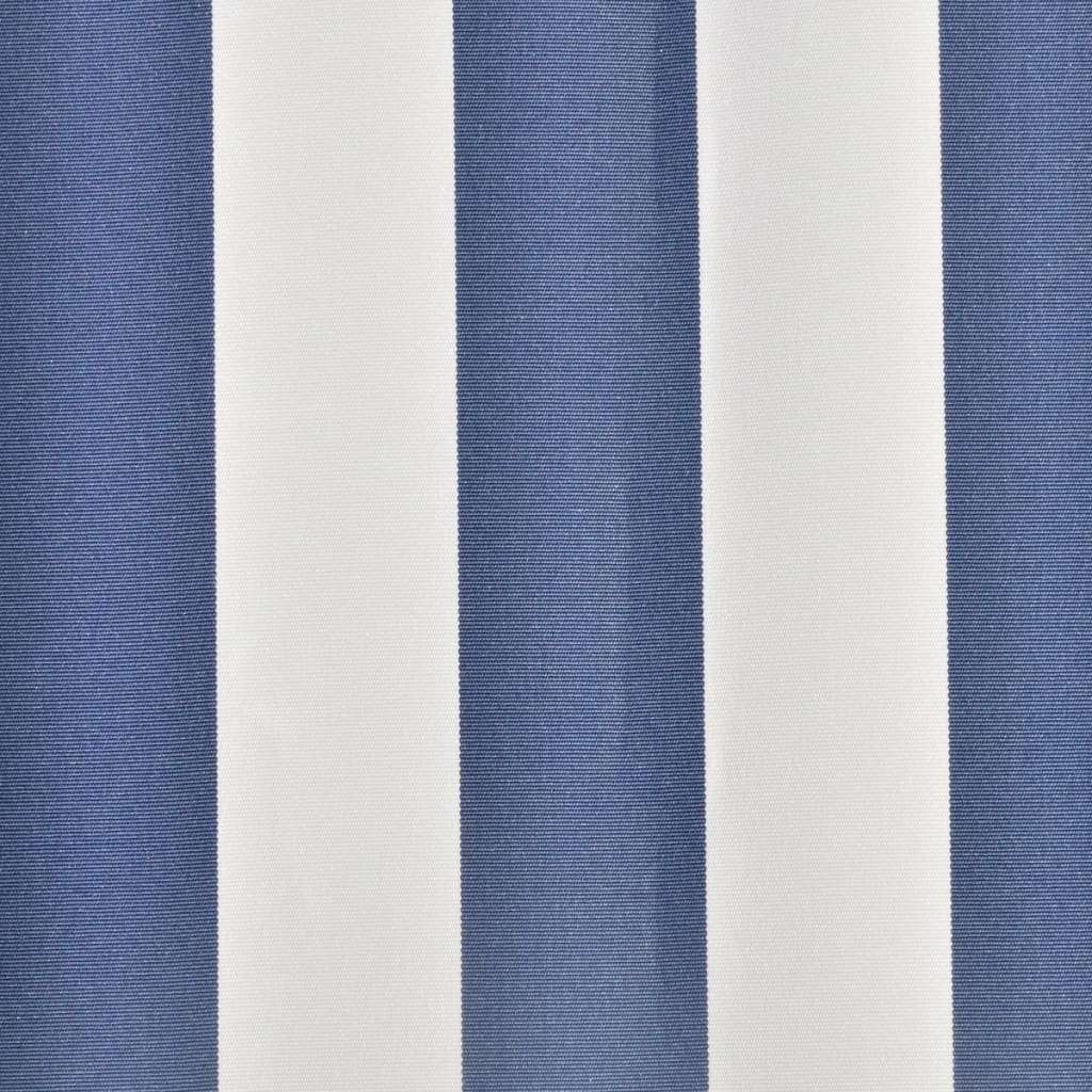 Pânză copertină albastru & alb 4 x 3 m (cadrul nu este inclus)