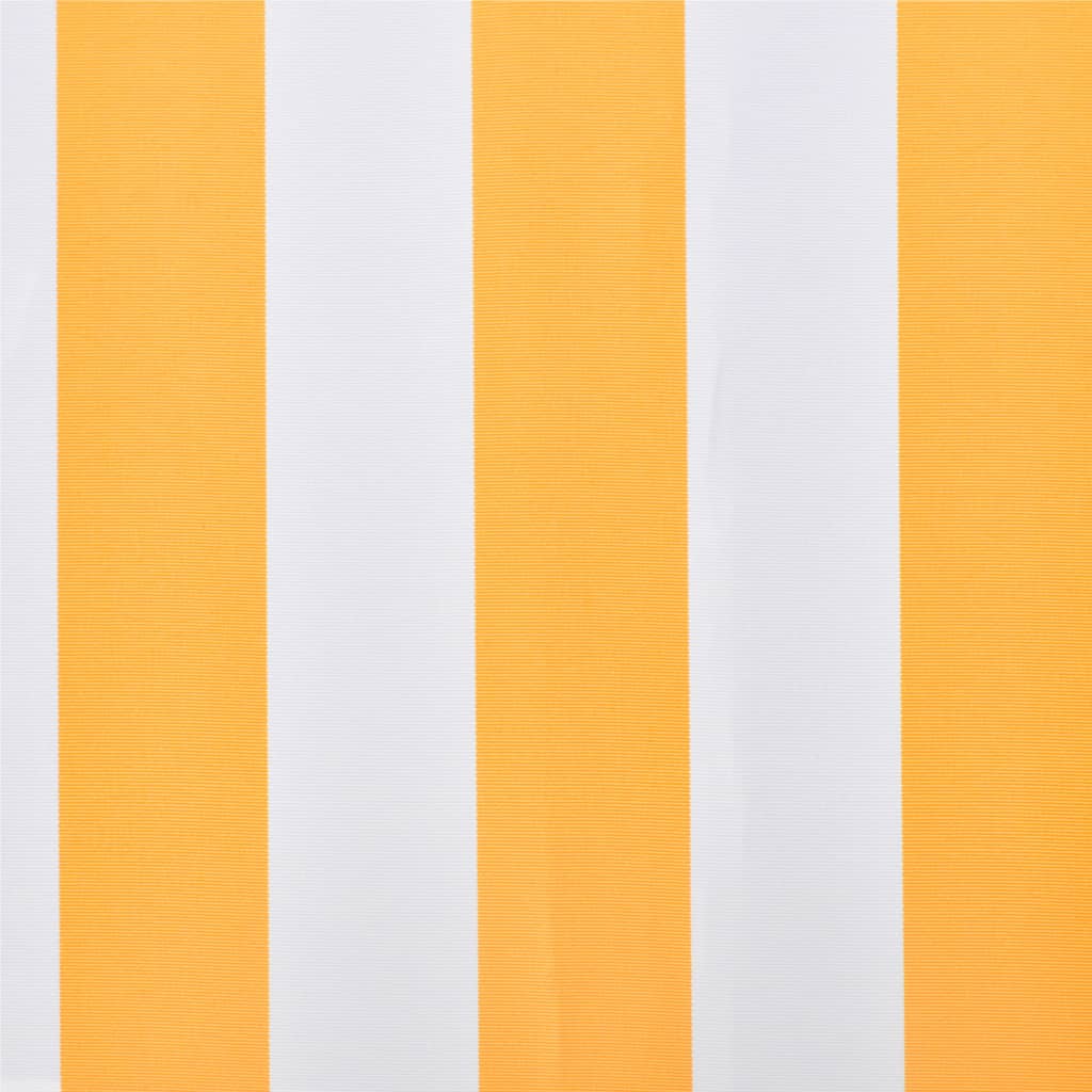 Pânză copertină galben & alb 4 x 3 m (cadrul nu este inclus)