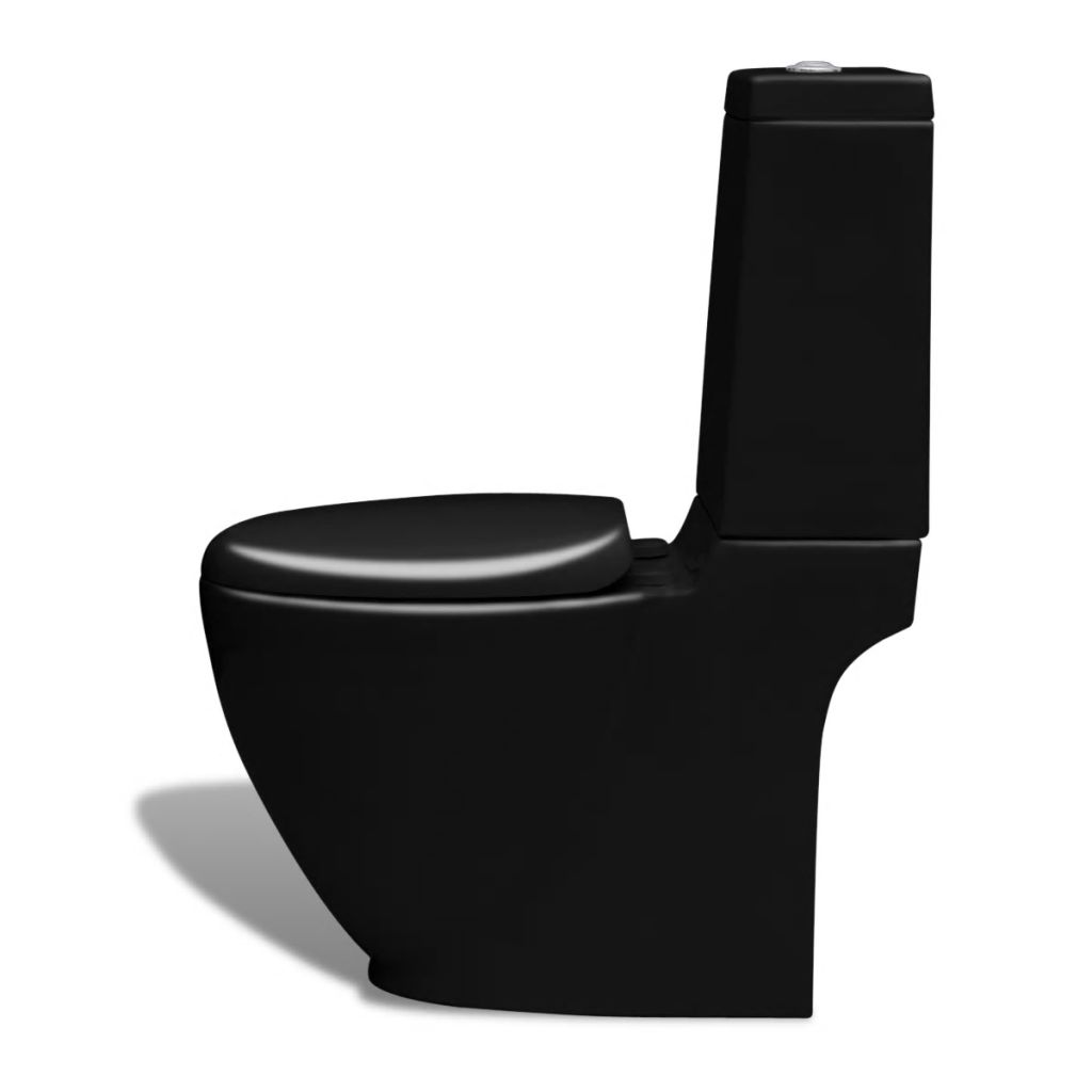 Toaletă din ceramică Negru