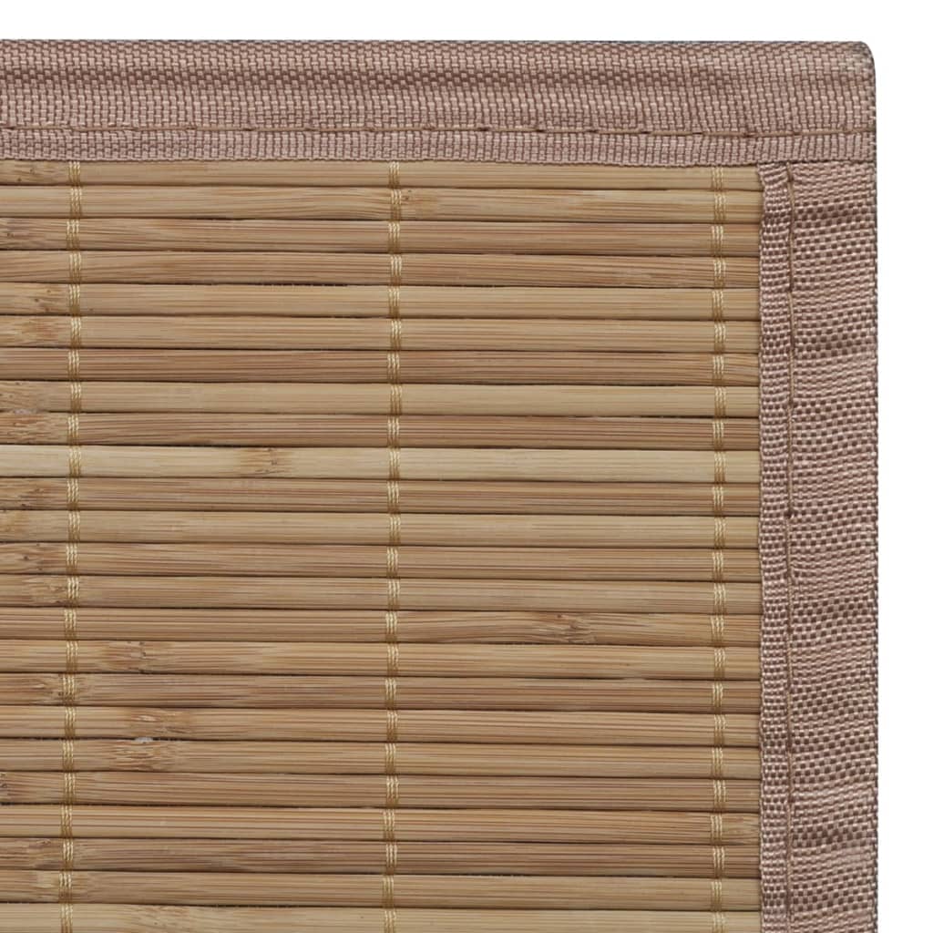Covor dreptunghiular din bambus 80 x 300 cm, maro