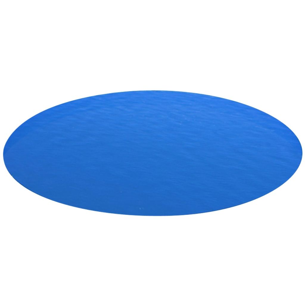 Folie solară rotundă din PE pentru piscină, 549 cm,  albastru