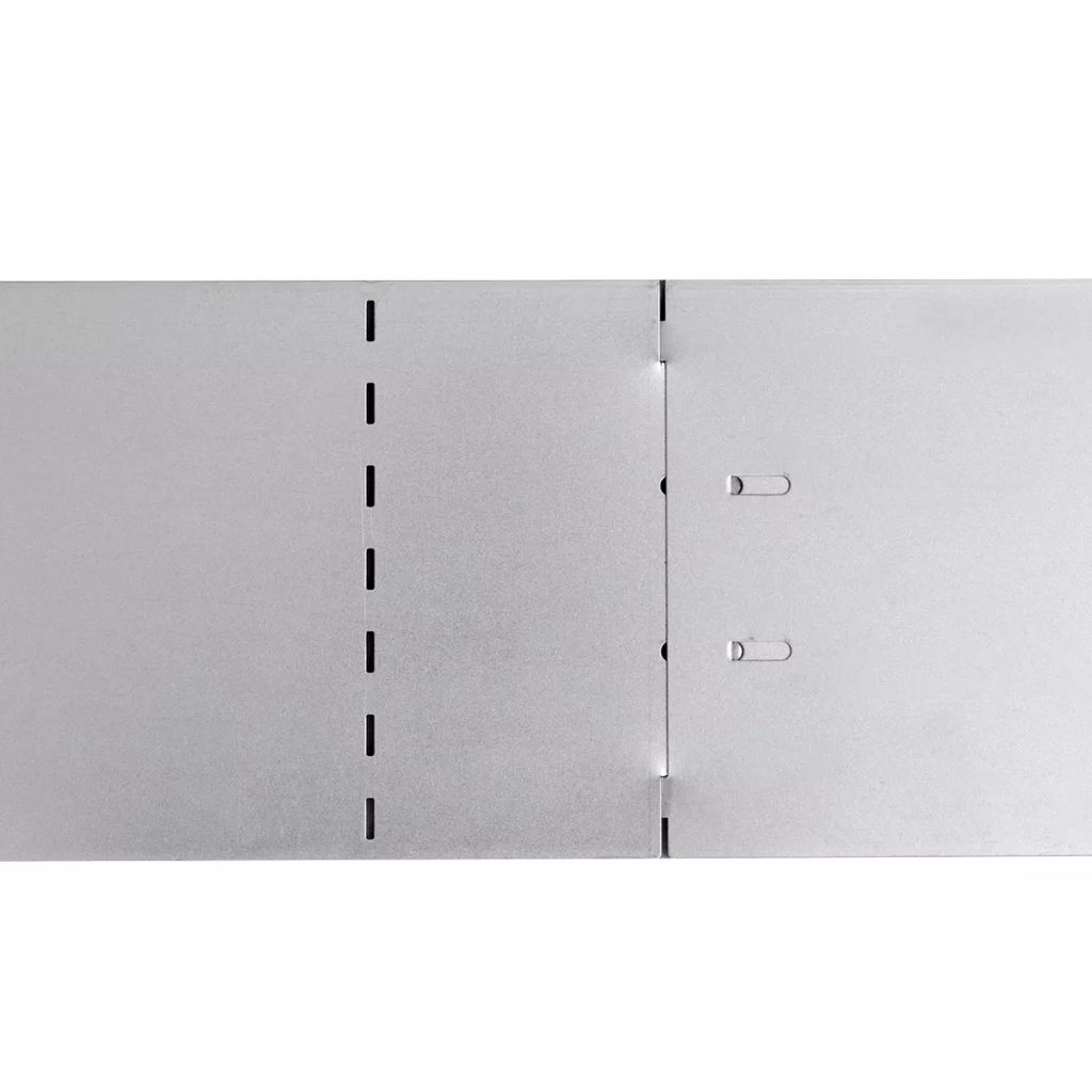 Set 5 separatoare flexibile oțel galvanizat 100 x 15 cm pentru gazon