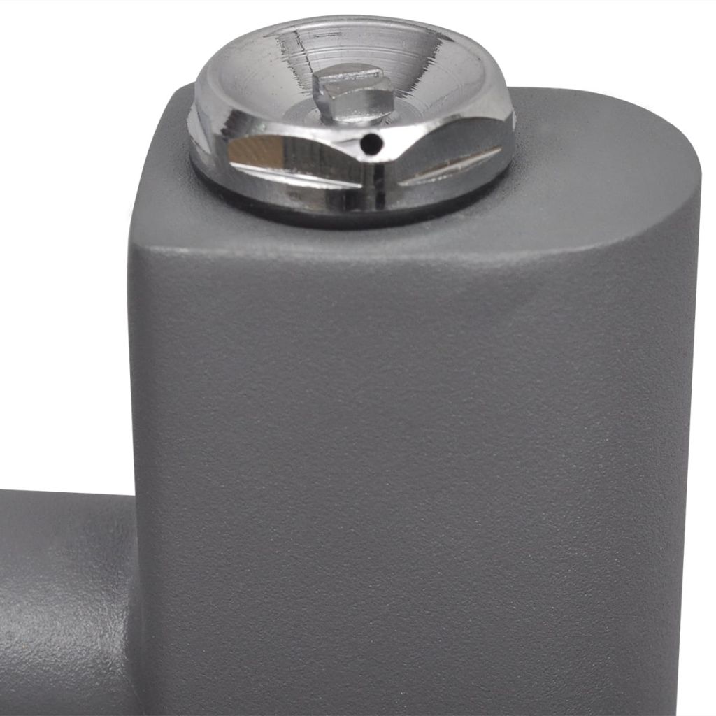 Radiator port-prosop încălzire centrală baie, drept, 600x1160 mm, gri