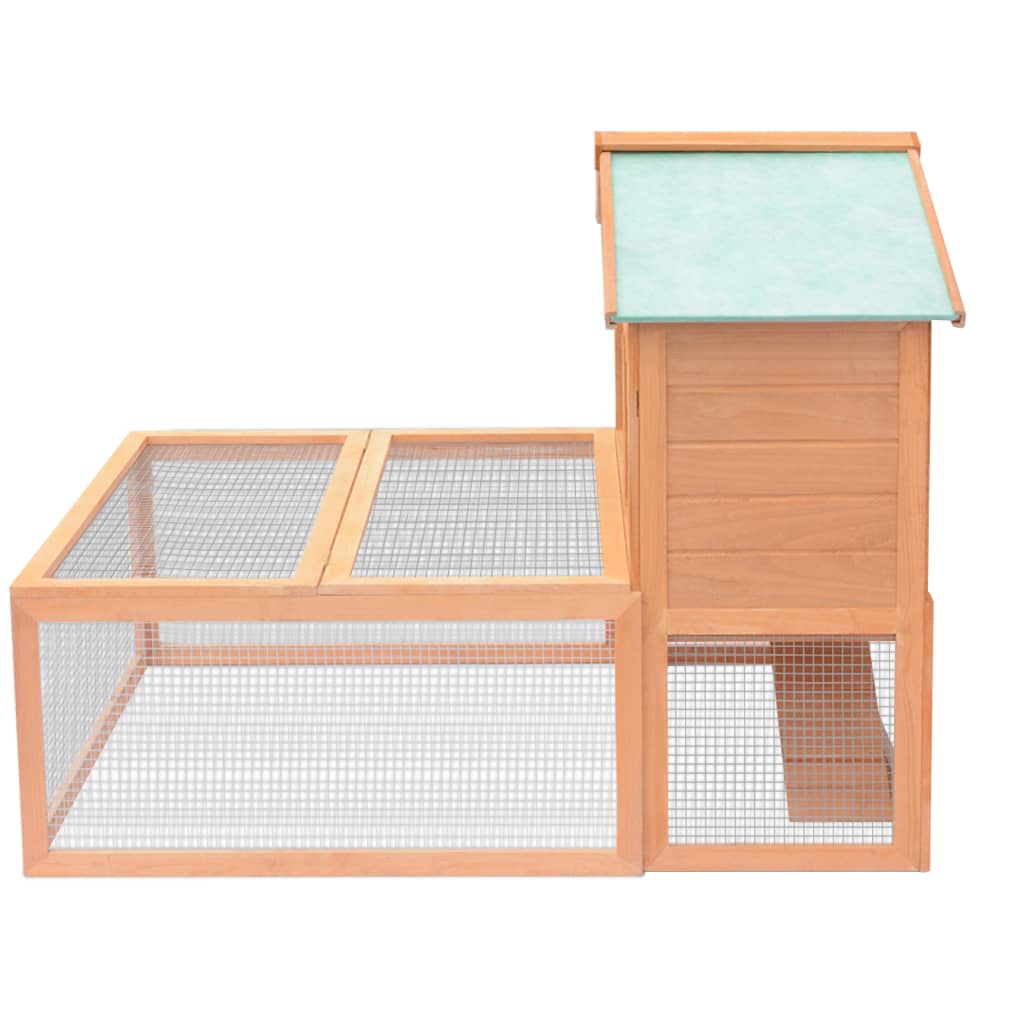 Cușcă pentru iepuri și alte animale de exterior, lemn