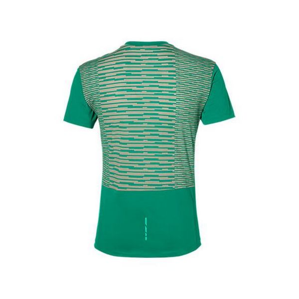 Tricou cu Mânecă Scurtă Bărbați Asics fuzeX TEE - Culoare Verde Mărime S