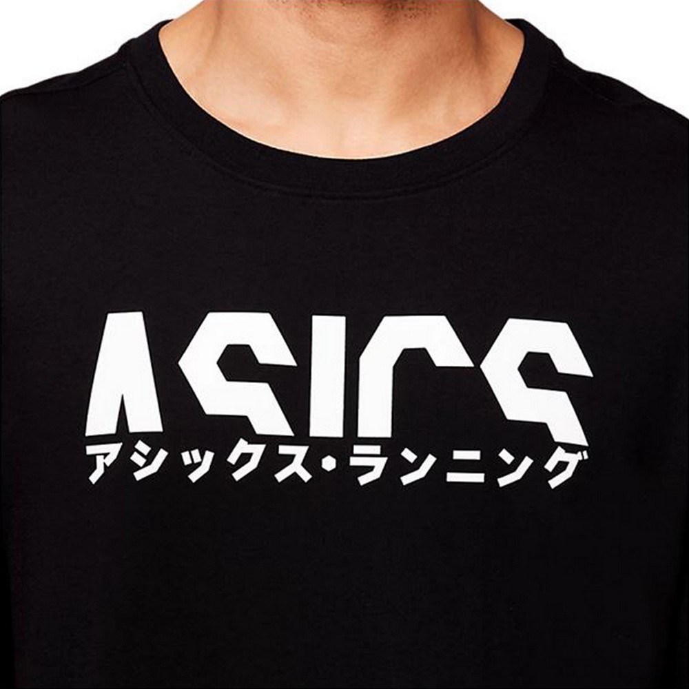 Tricou cu Mânecă Scurtă Bărbați Asics Katakana Negru - Mărime S