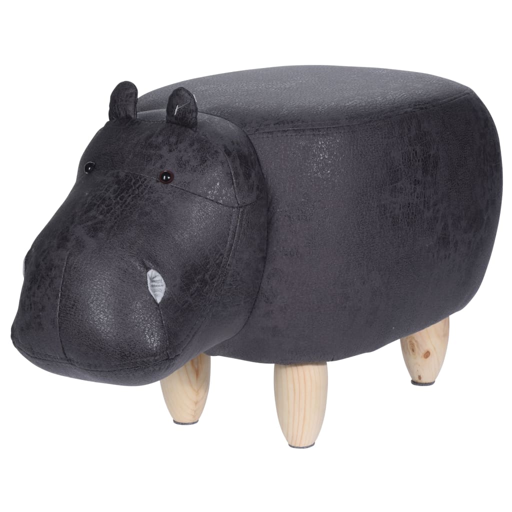 Home&Styling Taburet, 64x35 cm, formă hipopotam