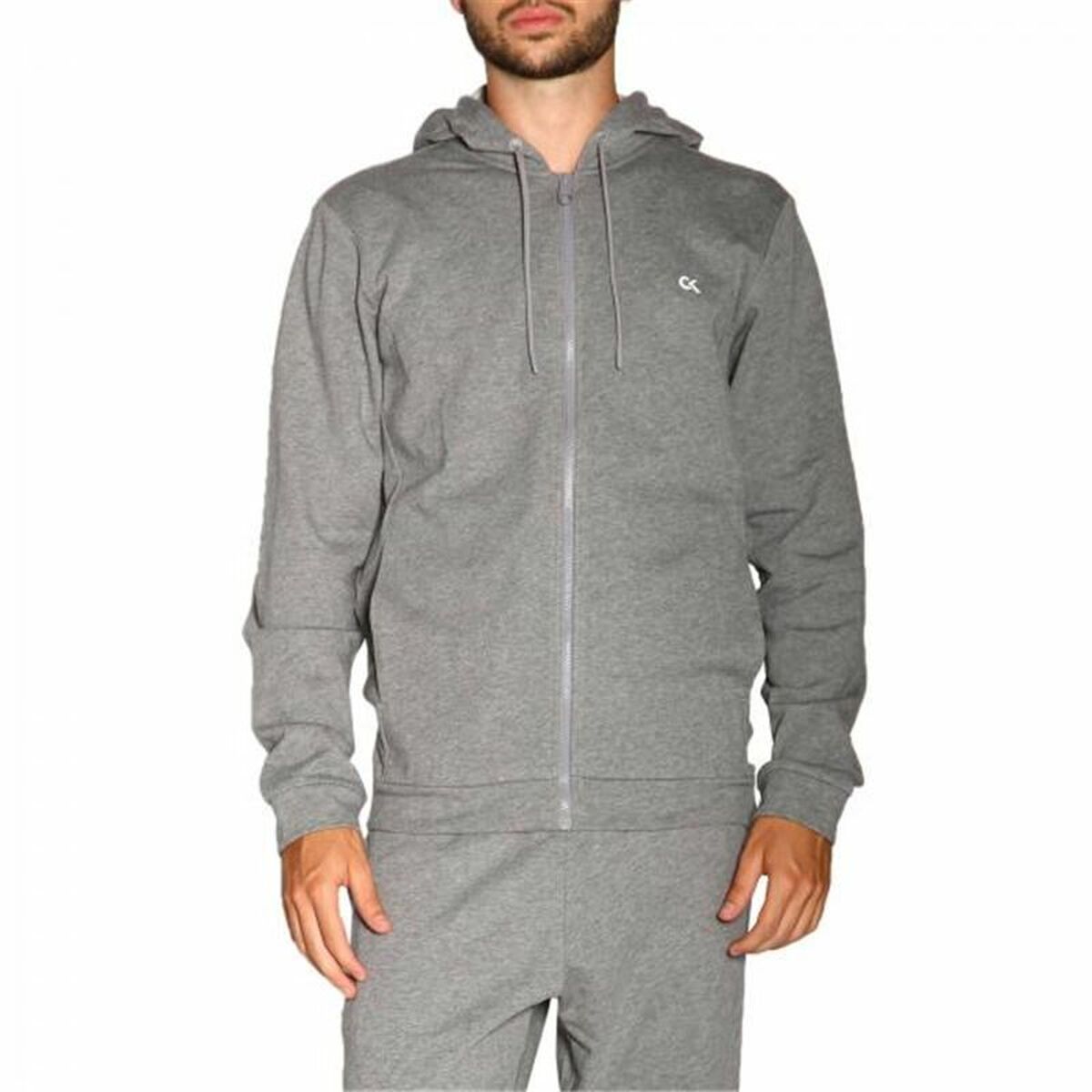 Jachetă Sport de Bărbați Calvin Klein Billaboard Fz  Gri închis - Mărime L