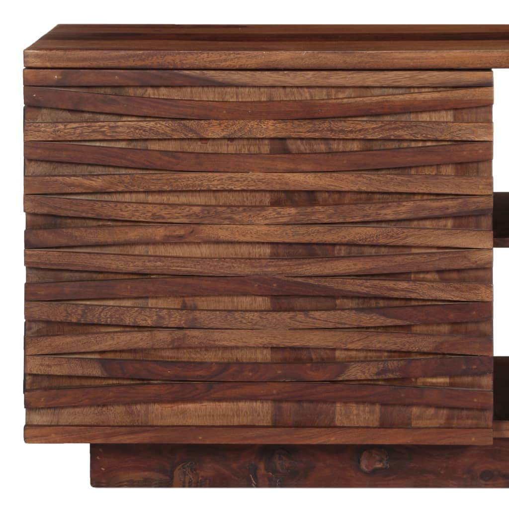 Comodă TV, 120 x 30 x 40 cm, lemn masiv de sheesham
