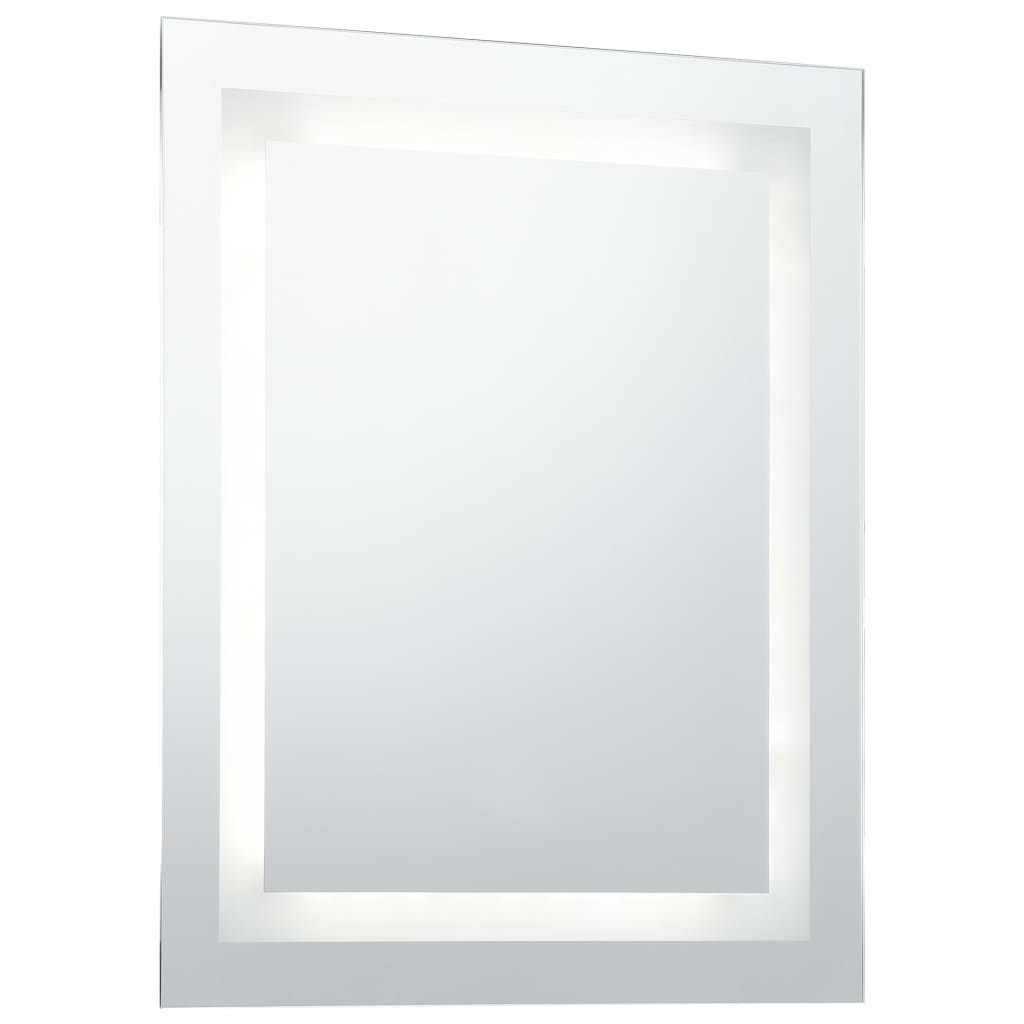 Oglindă cu LED de baie cu senzor tactil, 50 x 60 cm