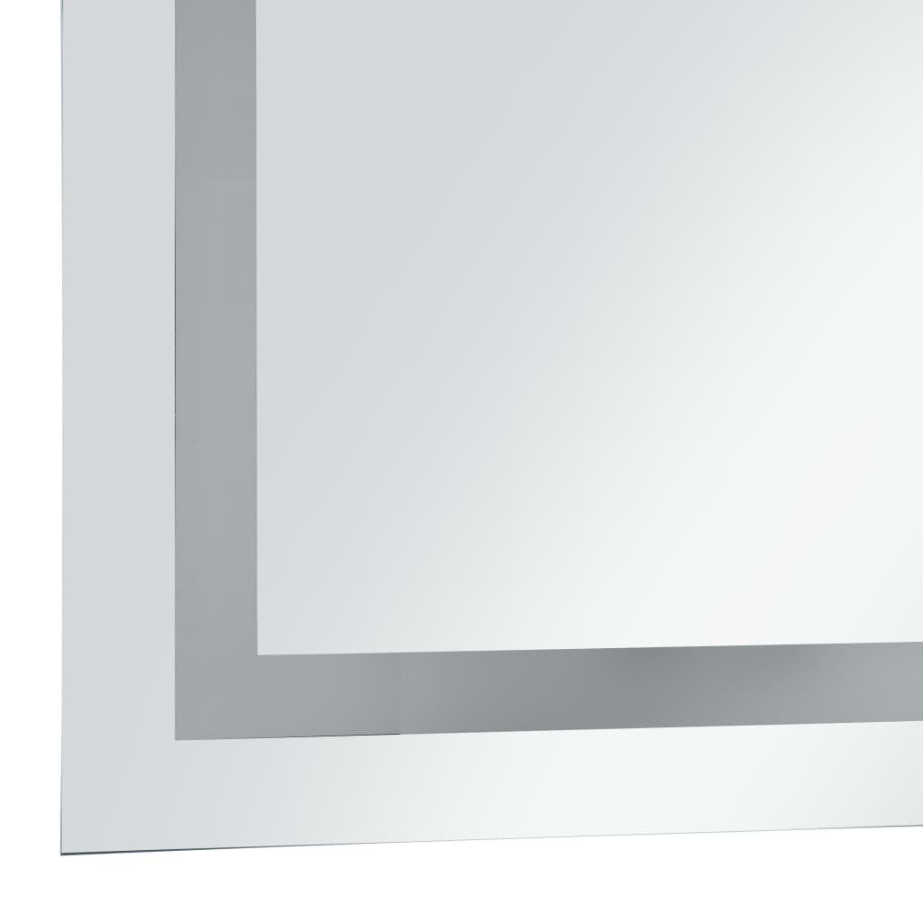 Oglindă cu LED de baie cu senzor tactil, 60 x 80 cm