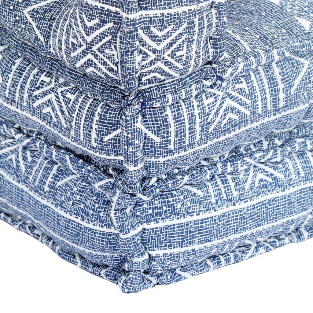 Fotoliu modular, indigo, material textil, model petice