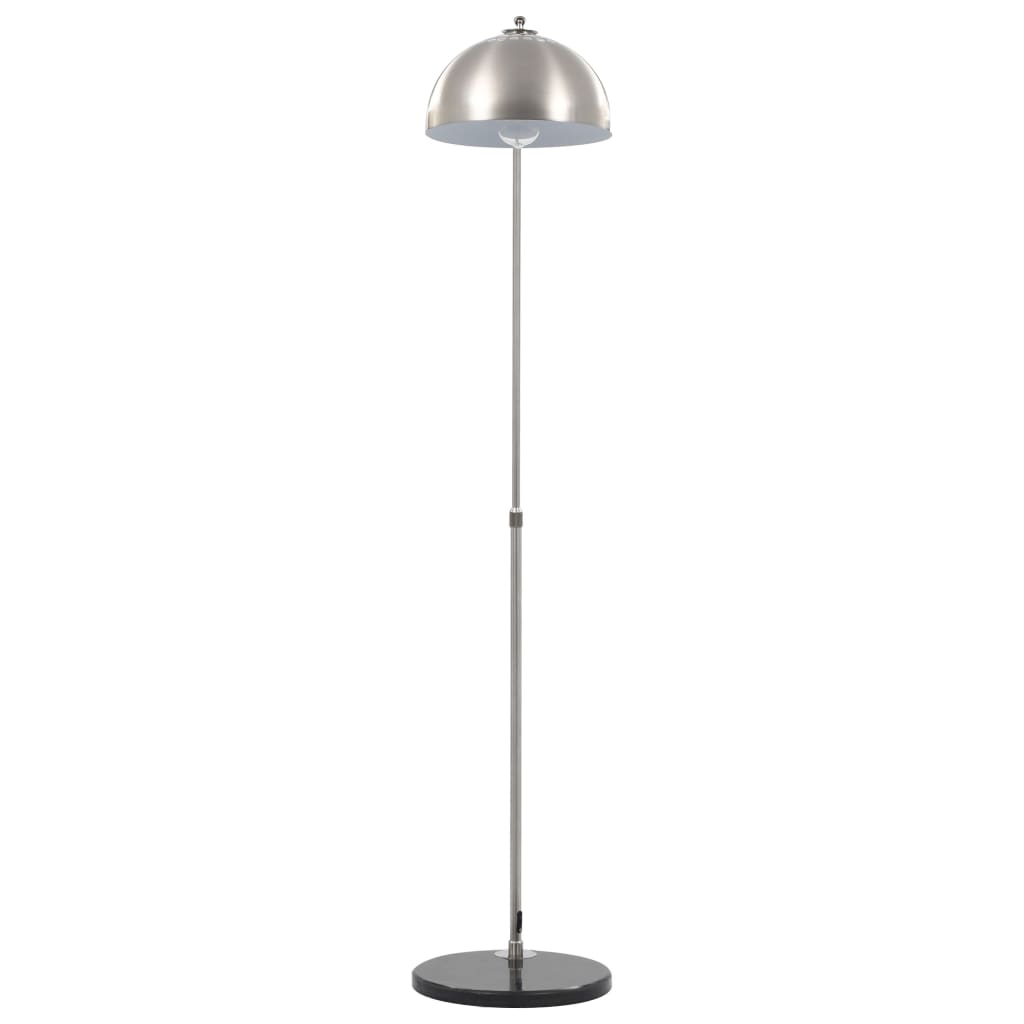 Lampă arcuită, argintiu, 170 cm, 60 W, E27